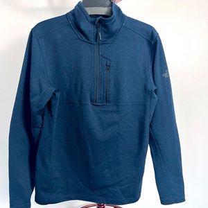 THE NORTH FACE Fleece Pullover Sweatshirt size Small Blue 1/2 Zip